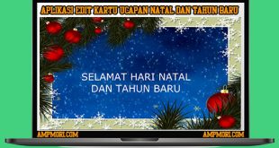 Aplikasi Edit Kartu Ucapan Natal dan Tahun Baru 2022