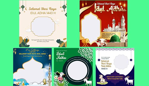 Bingkai Twibbon Hari Raya Idul Adha 1443 H, Terbaru 2022