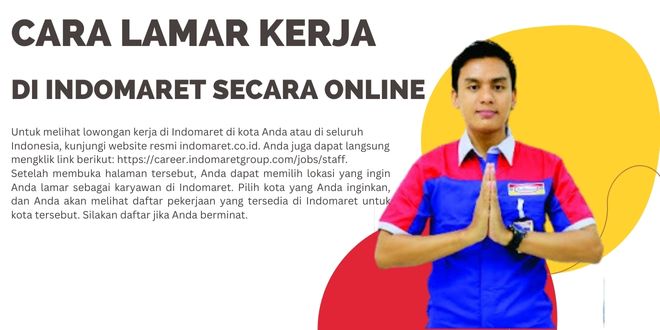 Cara Lamar Kerja di Indomaret Secara Online